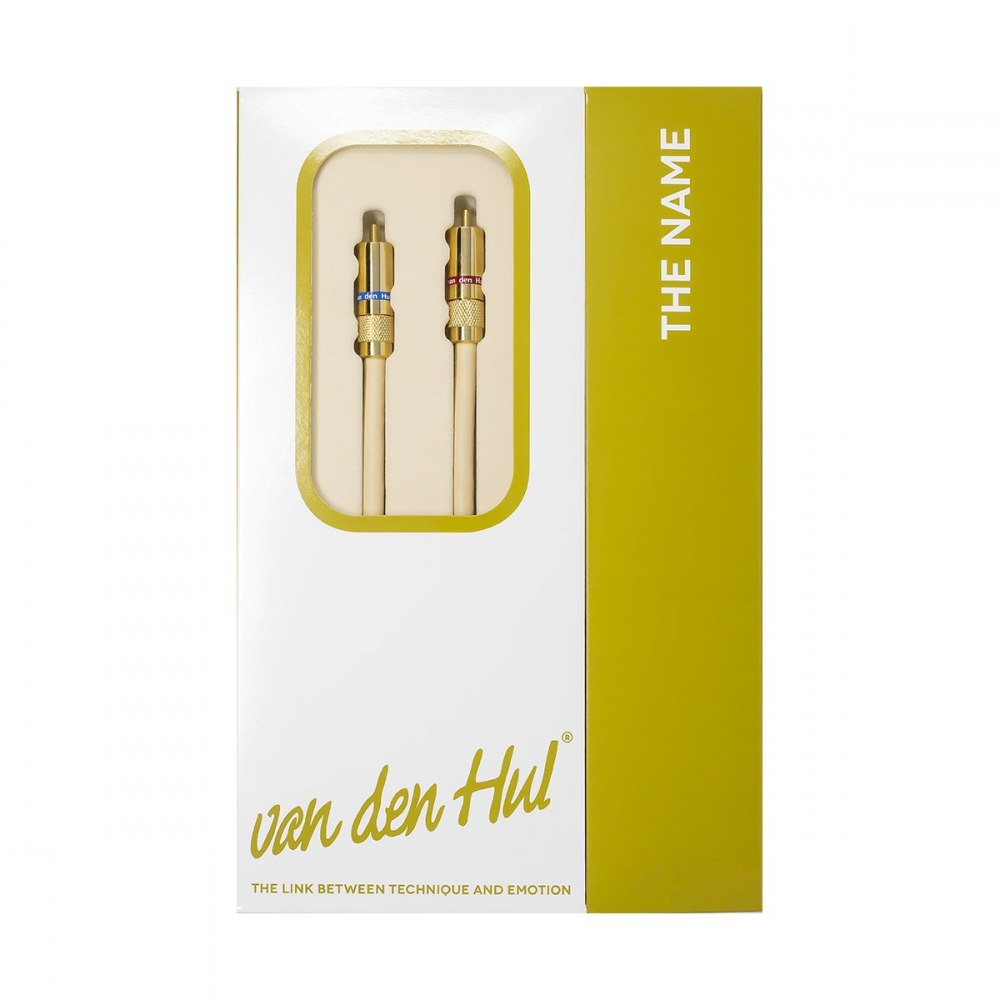 Кабель межблочный аналоговый RCA Van den Hul The Name. Длина 0,8 метра