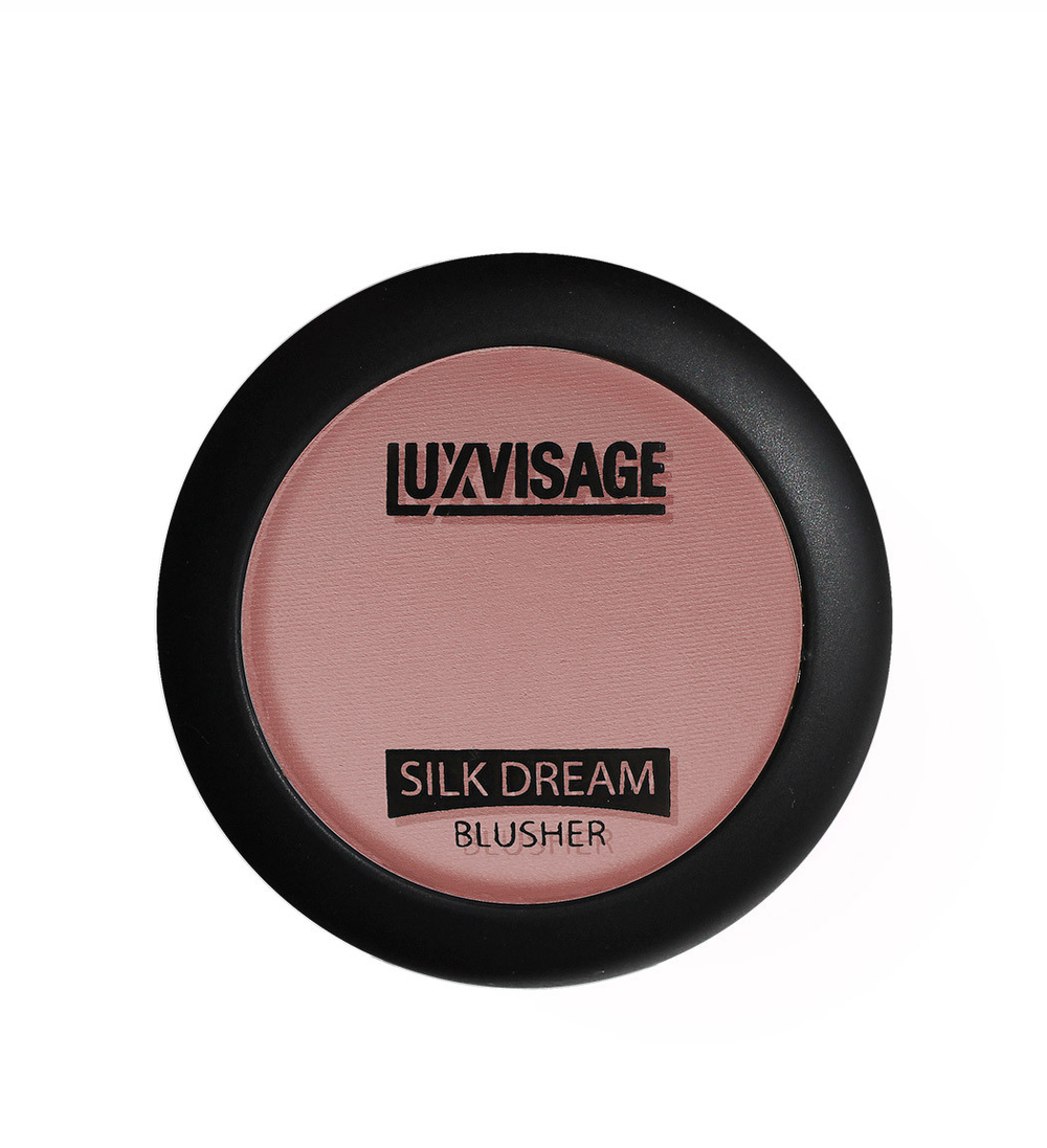 LUX VISAGE Румяна компактные "SILK DREAM" тон 06 ТЕМНЫЙ ПЕРСИК