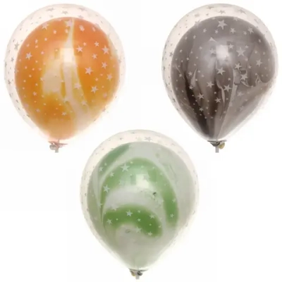 Воздушные шары 25 шт, 12»/25см «Акварель»
