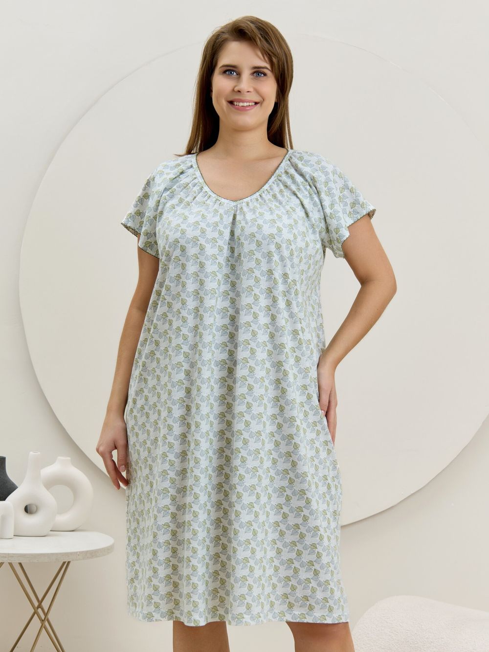 Ночная сорочка Эла Виотекс МОЛОЧНЫЙ