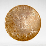 Italy 5 Centesimi 1940 R "Victor Emmanuel III - Eagle and Fasces", VF
