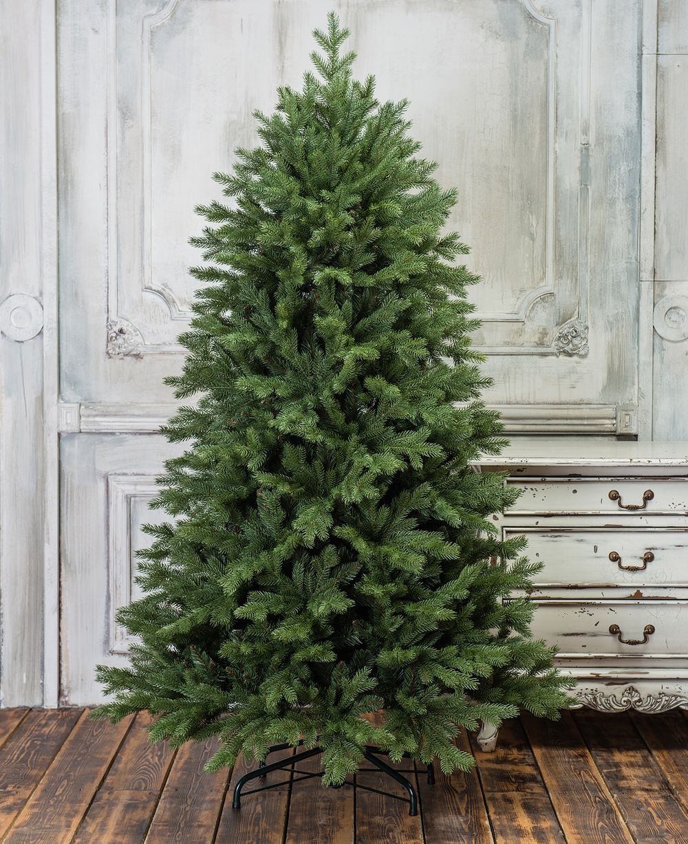 Ель искусственная «Графская Стройная» (Литая+пвх) 210 см / 2.1 м