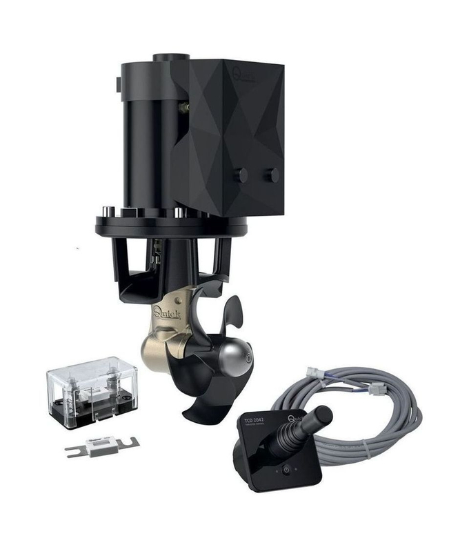 Подруливающее устройство Quick, D185mm, 55KGF, 12 В, (TCD2042 - TCDEX12 - NO TNL)