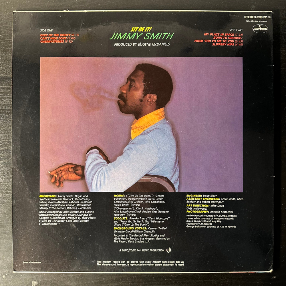 Jimmy Smith ‎– Sit On It! (Голландия 1977г.)