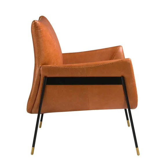 Кресло Angel Cerda 5091, коричневая кожа