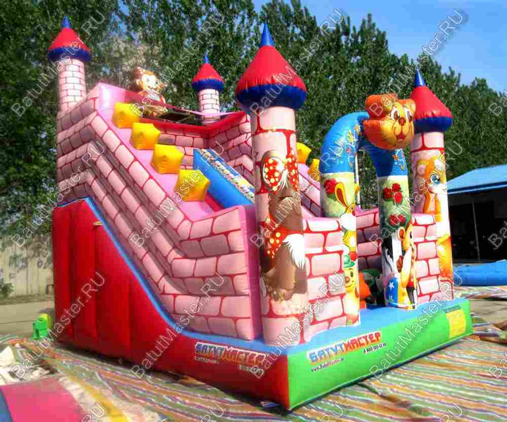 Надувной батут "Веселый замок"