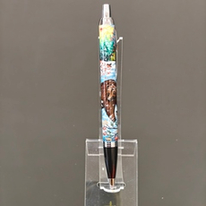 Ручка "Схватка" с ручной росписью Палех в коробке