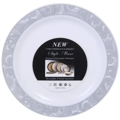 Тарелка 19см «DOLCE VITA» в наборе 6шт, серебро