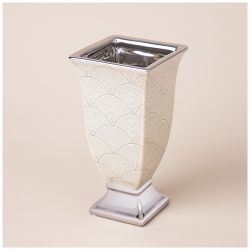 ВАЗА ДЕКОРАТИВНАЯ НА НОЖКЕ 10,5Х20 СМ