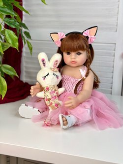 Кукла Реборн виниловая 48см в пакете (FA-063A)