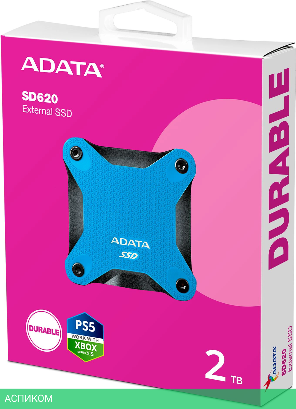 Внешний накопитель A-Data SD620 2TB синий (SD620-2TCBL)