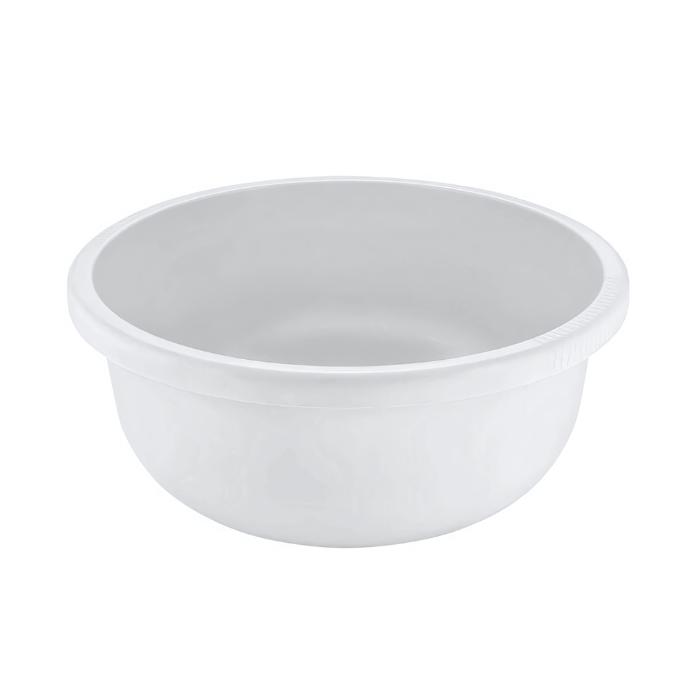 Таз круглый 6,5л Rock'n'Roll белый