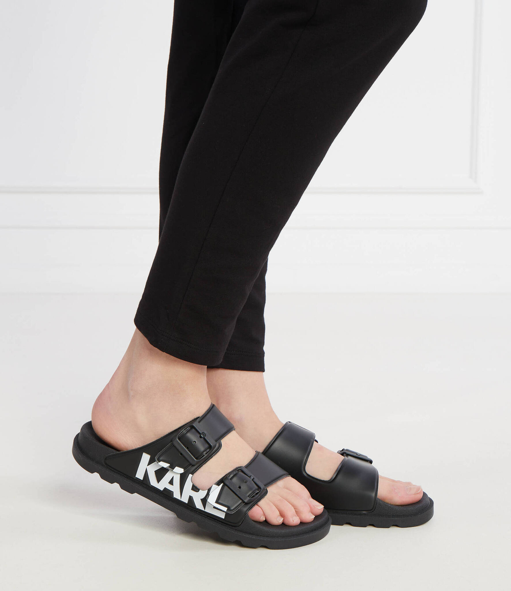 Шлепанцы Kondo tred Karl Lagerfeld - черный(KL80978)