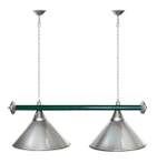 Лампа STARTBILLIARDS 2 пл. (плафоны зеленые,штанга зеленая,фурнитура золото)