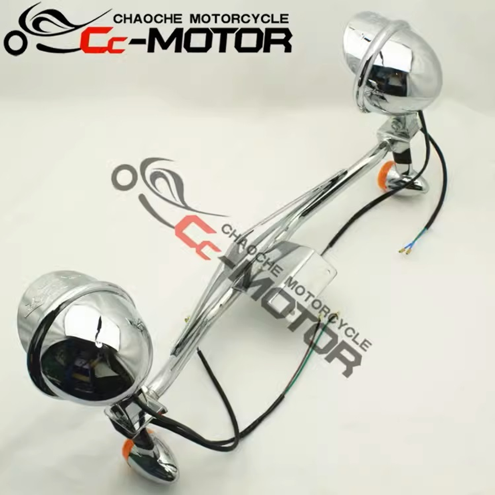 люстра на чоппер/круизер хром CC-Motor