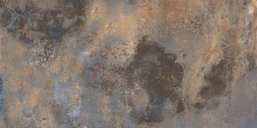 Глазурованный керамогранит Rust Metal 60x120 см 1.44 м² матовый цвет разноцветный