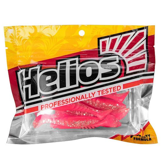 Виброхвост Slash 2,64&#39;/6,7 см Silver Sparkles &amp; Pink 10шт. (HS-19-035) Helios