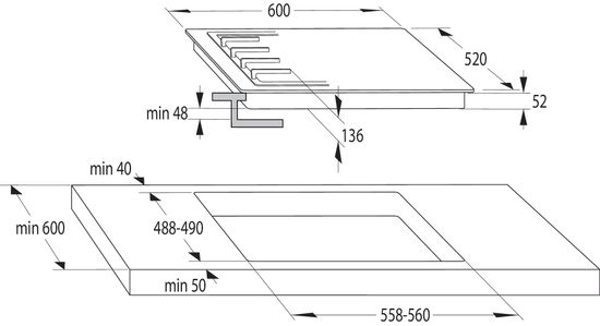 Газовая варочная панель Gorenje GCW641SYW