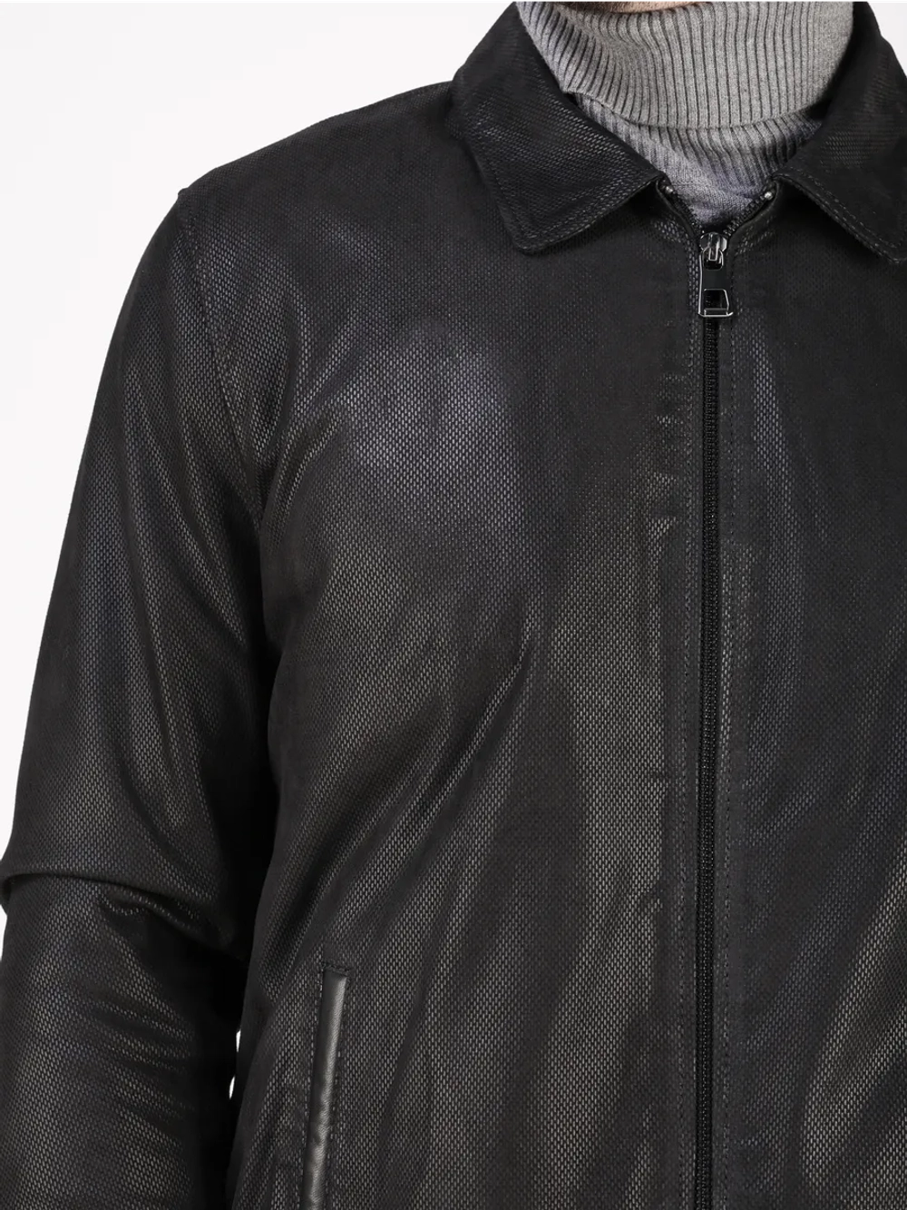 Кожаная куртка демисезонная замшевая натуральная