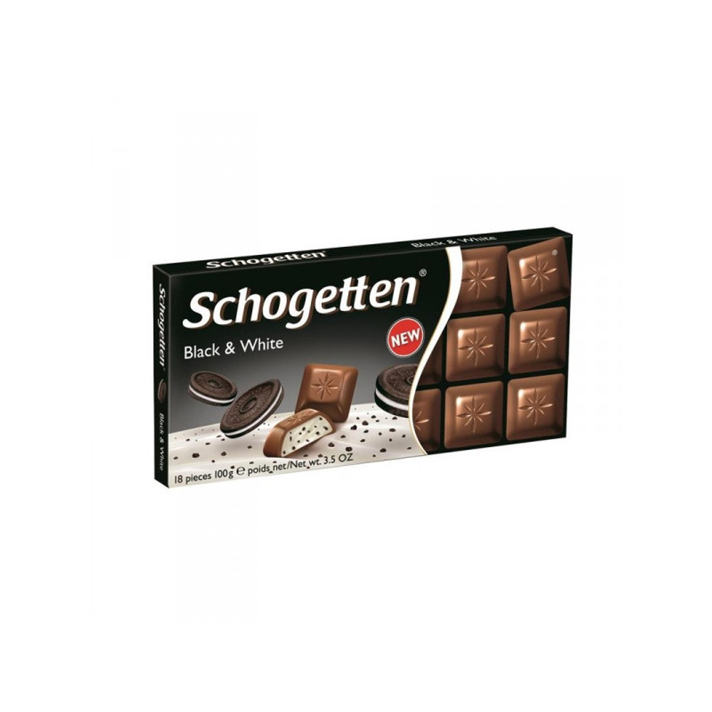 Шоколад Schogetten Black&White 100гр*15шт Германия