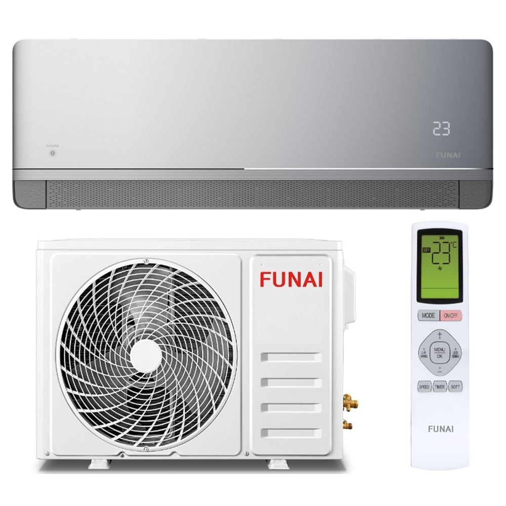 Настенная сплит-система Funai RAC-I-KM55HP.D01 серия KAGAMI Inverter NEW 2025 (комплект)