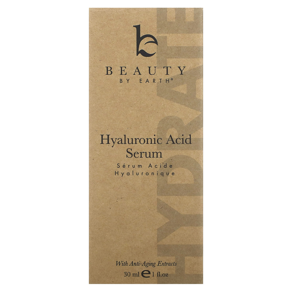 Beauty By Earth, Сыворотка с гиалуроновой кислотой, 30 мл (1 жидк. унц.)