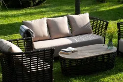 "Валенсия" лаунж-зона из искусственного ротанга, цвет бронзовый