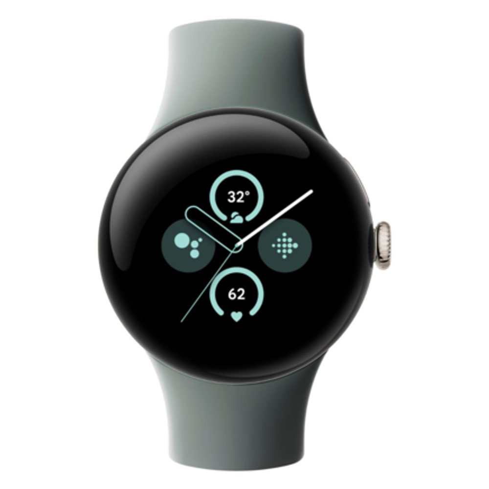Умные часы Google Pixel Watch 2, Wi-Fi, корпус цвета «Шампанское», ремешок цвета «Орешник» (версия Global)