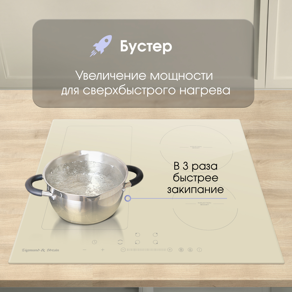Варочная панель индукционная ZIGMUND & SHTAIN CI 34.6 I