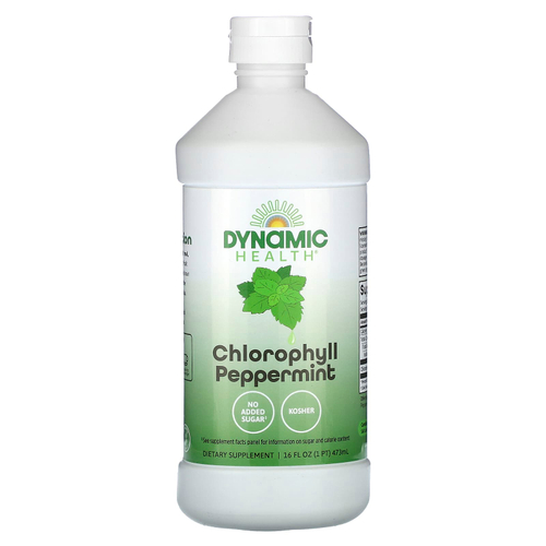 Dynamic Health, хлорофилл, перечная мята, 473 мл (16 жидк. унций)