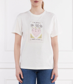 Футболка PINK HEART TWINSET - белый(241TT2412)