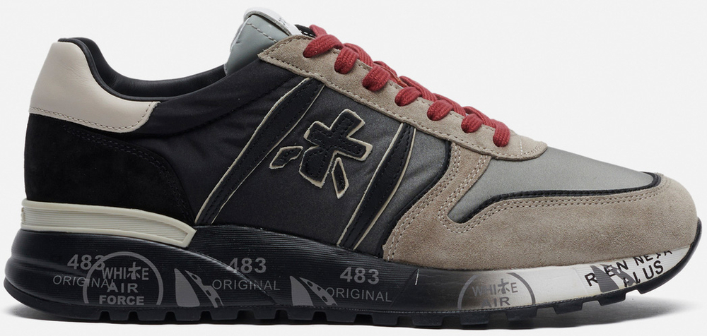 Premiata Lander 5362 Серые с черным