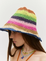 Шляпа соломенная женская с полями летняя пляжная