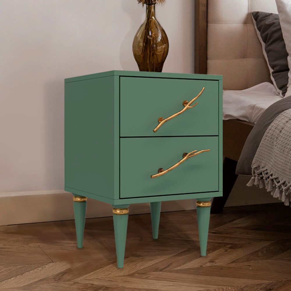 Тумба Арт Колор matte Классик Голд Зеленый нефрит матовый