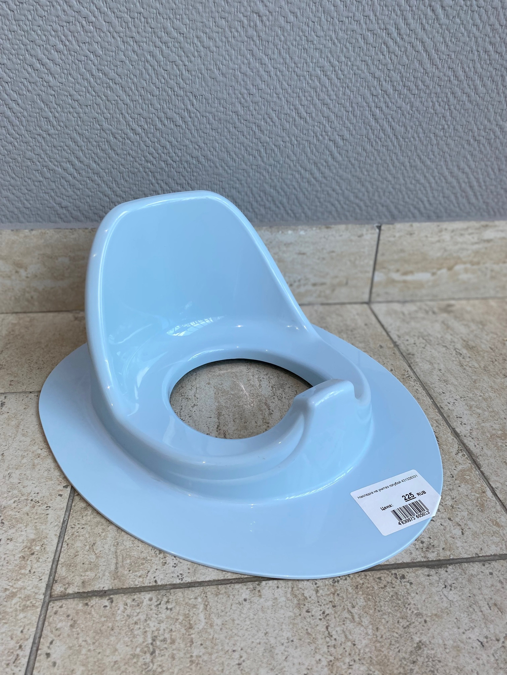 Накладка на унитаз голубой 431326331