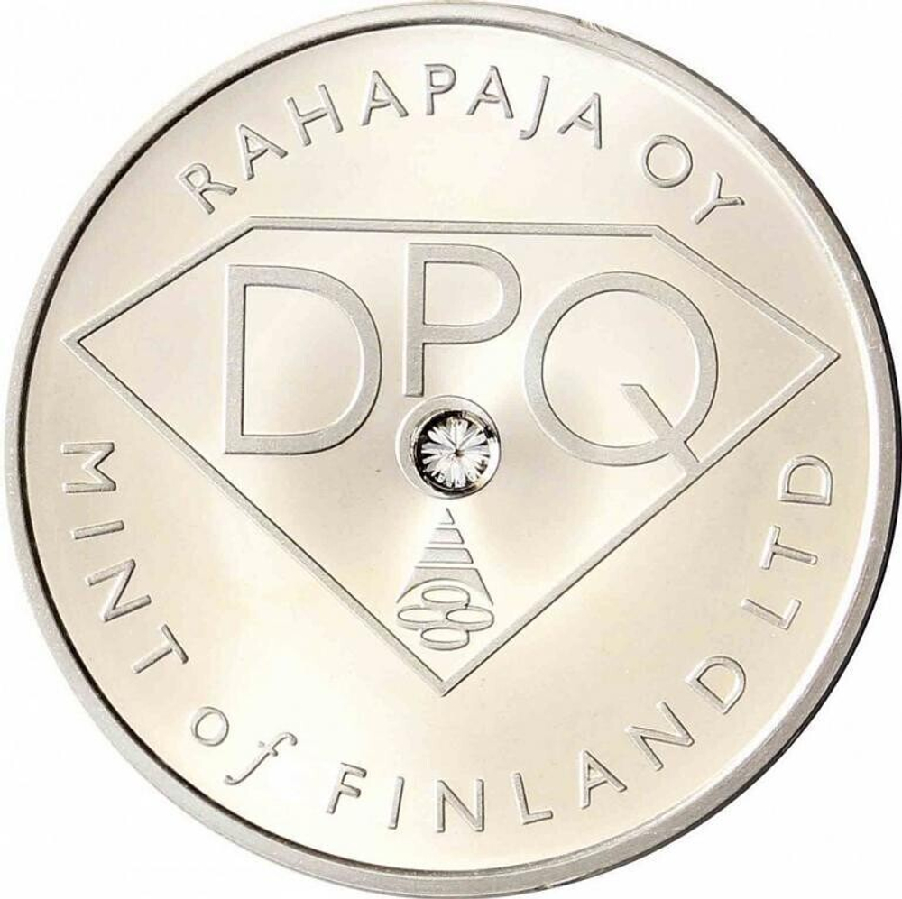 ФИНЛЯНДИЯ, 2003, ЕВРОНАБОР ИЗ 8 МОНЕТ И ЖЕТОНА [DIAMOND PROOF SET]