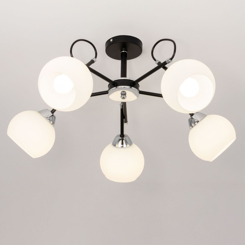 Citilux Стивен CL141251 Люстра потолочная Чёрная