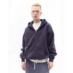 Худи БИЧ вареный Zip Слива ретро-синий