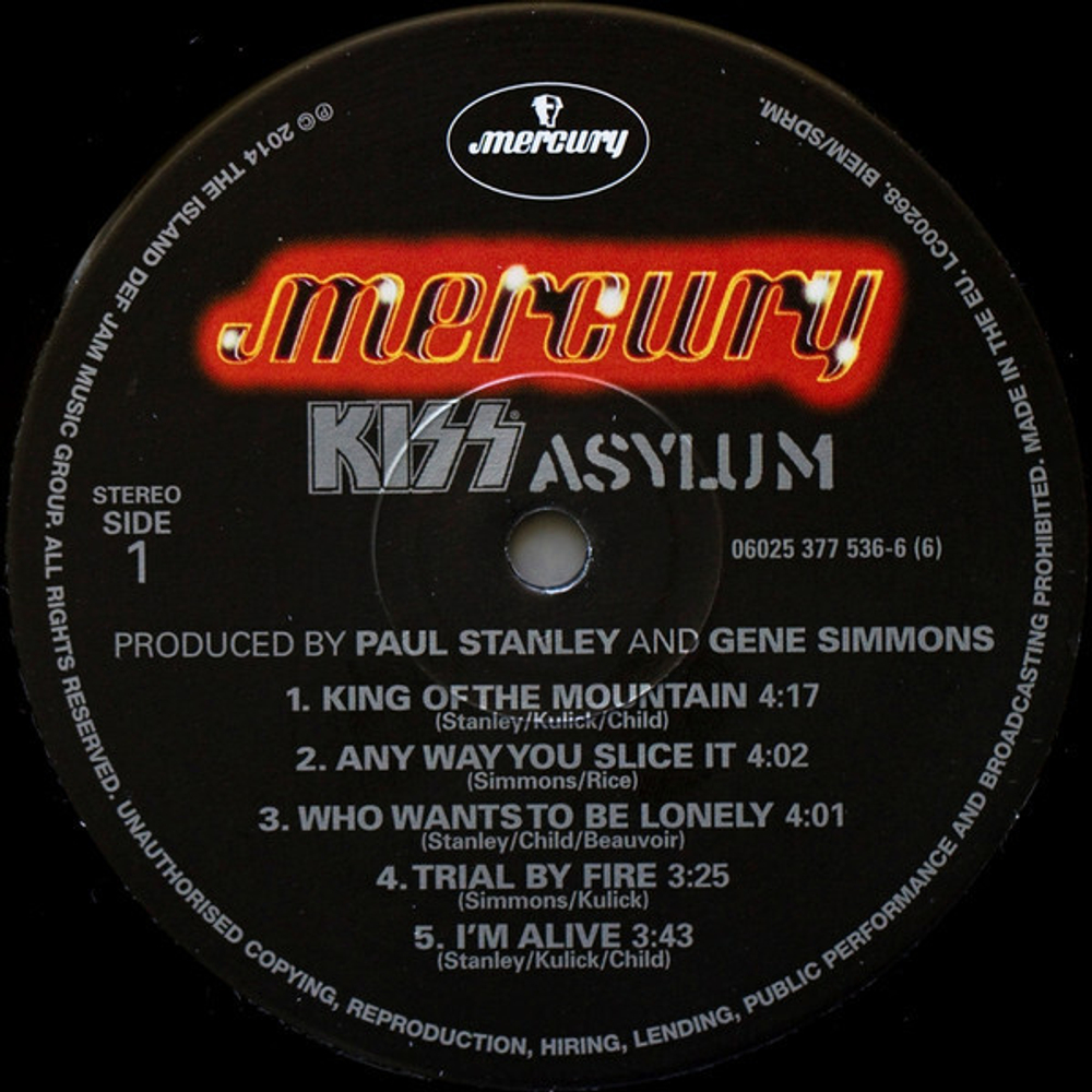 Kiss / Asylum (LP)