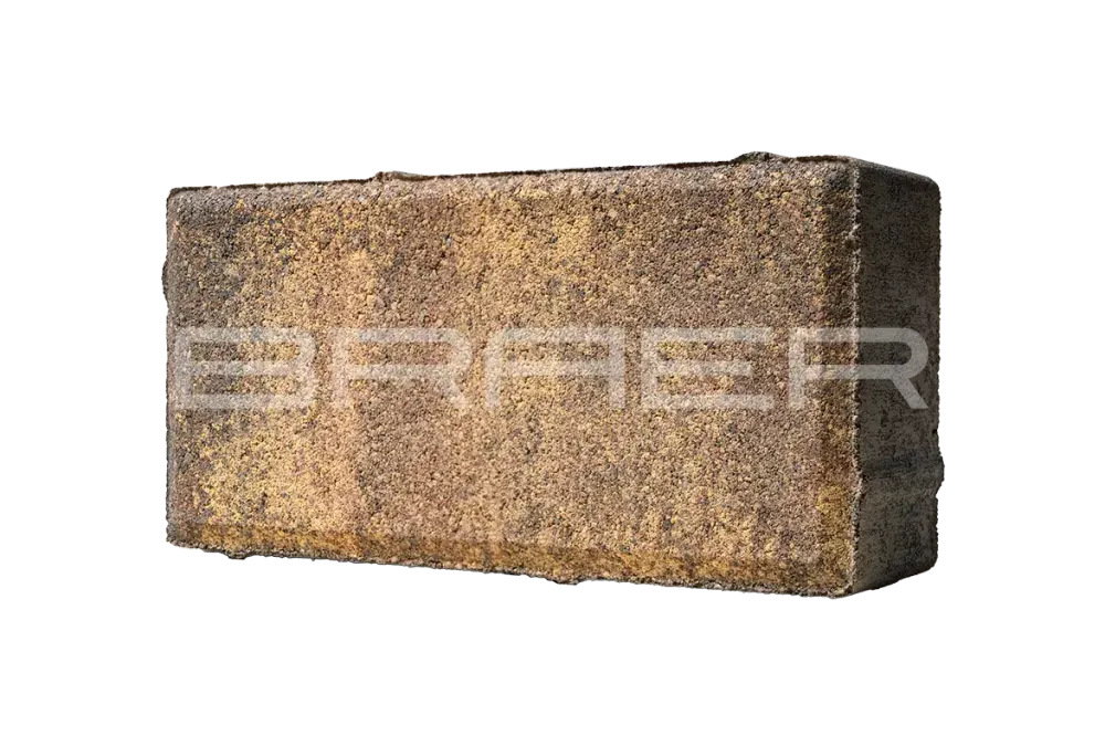 Тротуарная плитка Braer Прямоугольник, Color Mix Мальва, 40 мм