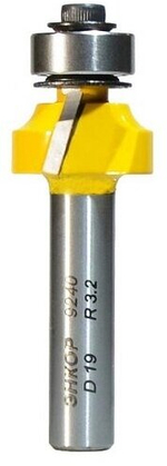 Фреза ЭНКОР кромочная калевочная 19*10мм R3.2мм хв.8мм (9240)