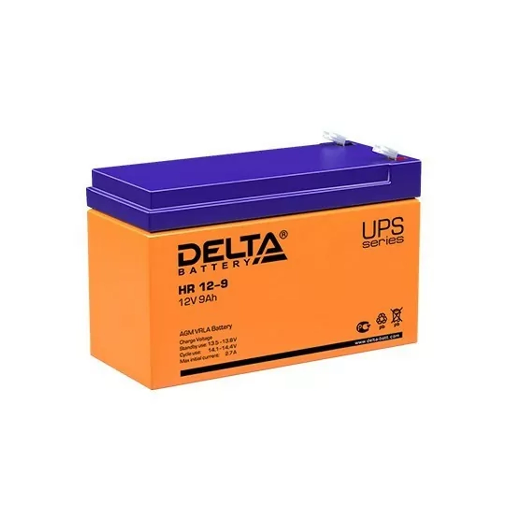 Аккумуляторные батареи Delta HR 12-9