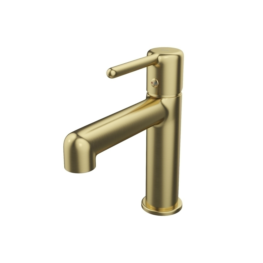 Смеситель для раковины 26к IDDIS AIGMG00i01 "Aiger"литой, п/шпильку ЗОЛОТО матовый