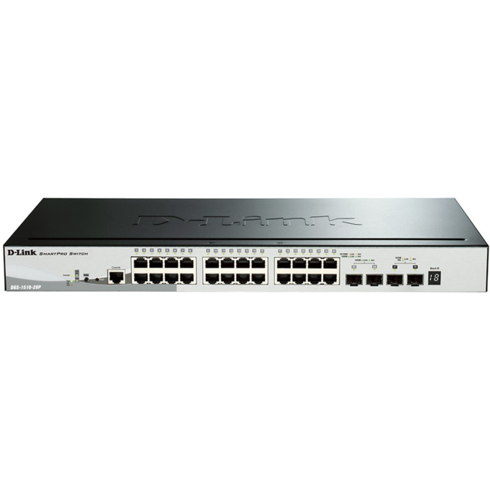Коммутатор (свитч) D-Link DGS-1510-28P
