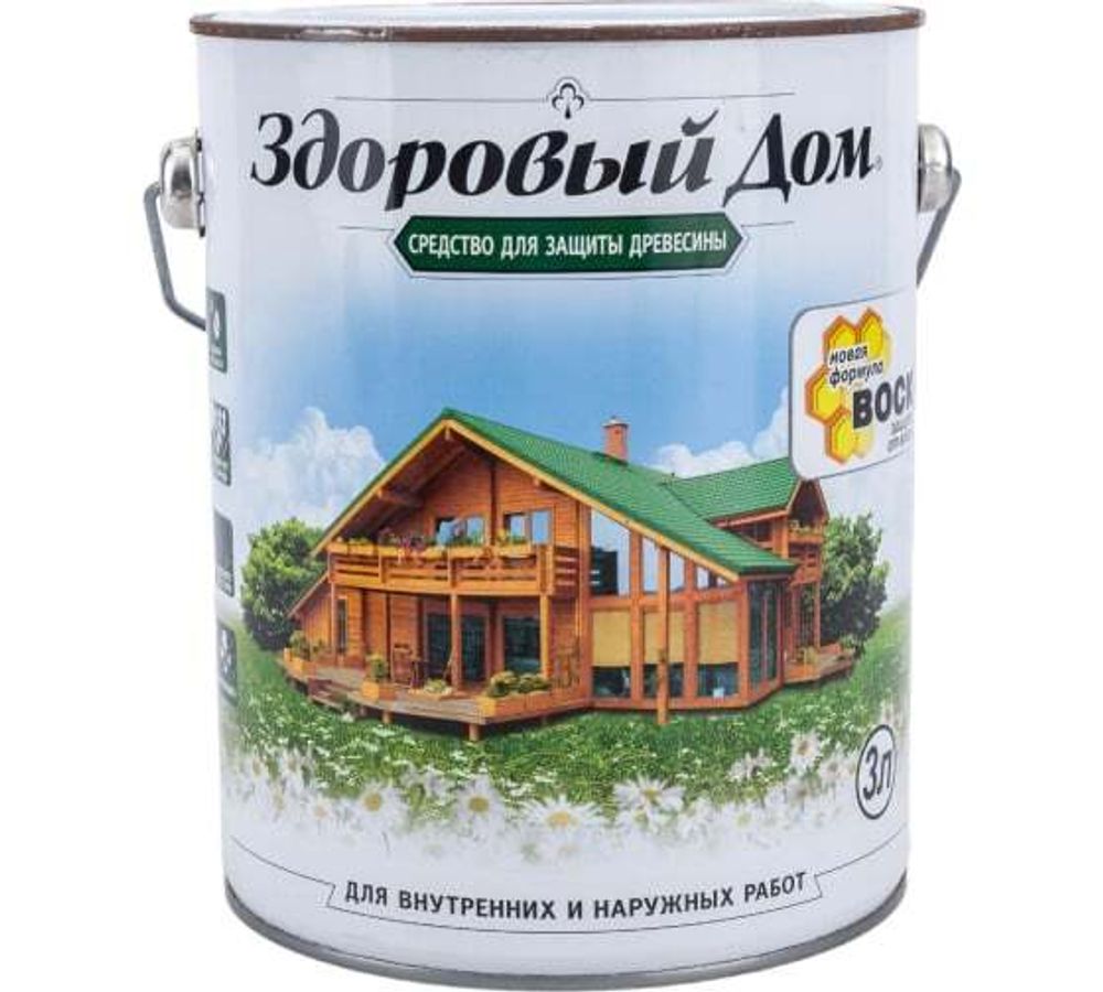 Здоровый Дом 2,7л Рябина древозащитное ср-во Лакра