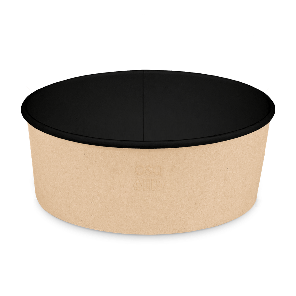 OSQ Упаковка Round Bowl ЧЕРНЫЙ 1300 БЕЗ КРЫШКИ (1/35/210)
