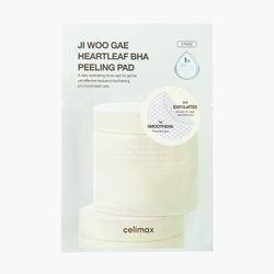 Celimax Ji Woo Gae Heartleaf BHA Peelind Pad тонизирующие пилинг-пэды с BHA-кислотой (2 шт.)