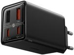 Зарядное устройство Baseus GaN6 Pro 2C+2U 65W USB Type-C, USB черный