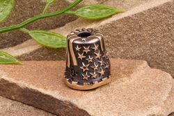 Бусина для темляка Флаг США (бронза) от мастерской Братьев Пешковых