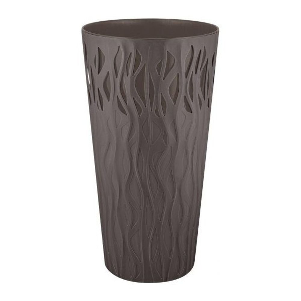 Горшок для цветов InGreen Winds D 340мм/40 л с дренажной вставкой 18,7л антрацит